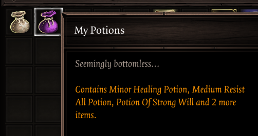 A renamed container with a custom icon.